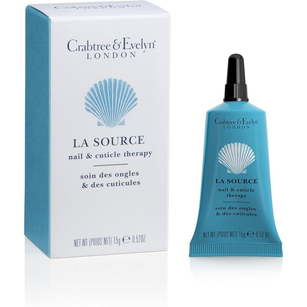 Crabtree and Evelyn La Source Nail and Cuticle Therapy Cream 15g front view