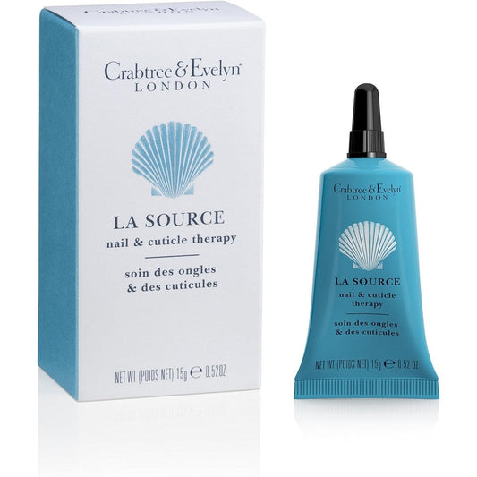 Crabtree and Evelyn La Source Nail and Cuticle Therapy Cream 15g front view