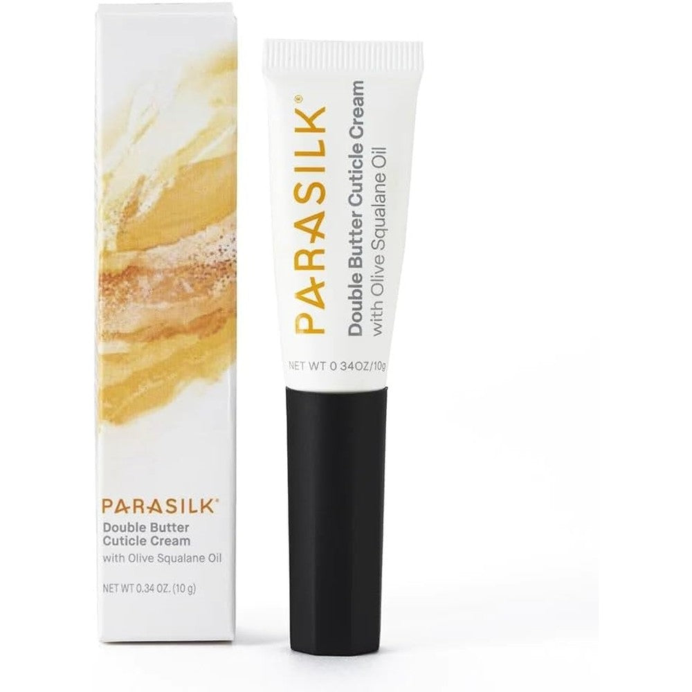 Parasilk Beauty Double Butter Cuticle Cream squeeze tube front view