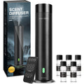 XspideM Waterless Scent Diffuser black tower front view for large room aromatherapy.