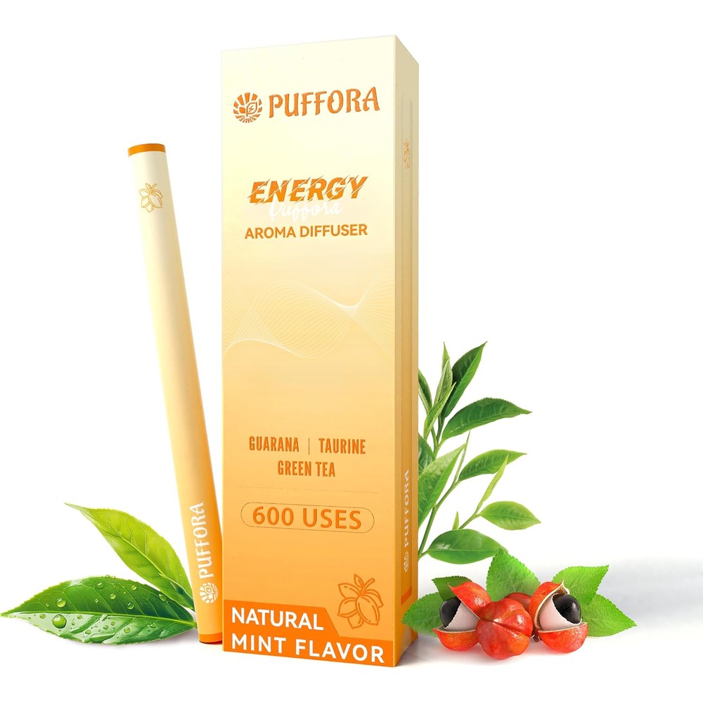 SYRKON Energy Diffuser Pen front view showing sleek portable design.