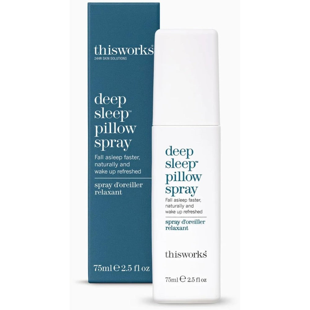 ThisWorks Deep Sleep Pillow Spray 75ml front view for natural sleep aid.
