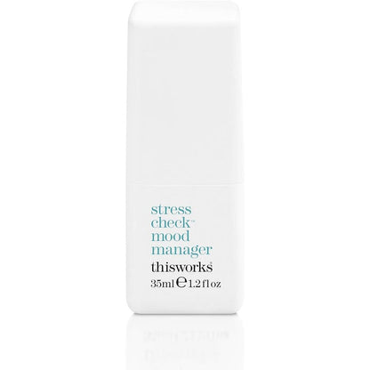 This Works Stress Check Mood Manager 35ml front view aromatherapy spray.