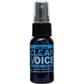 Clear Voice Vocal Spray Fresh Mint 1 Fluid Ounce front view of herbal throat relief for singers.