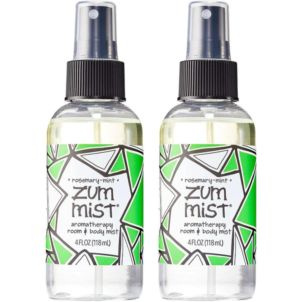 Indigo Wild Zum Mist Rosemary-Mint 2 Pack front view natural aromatherapy spray