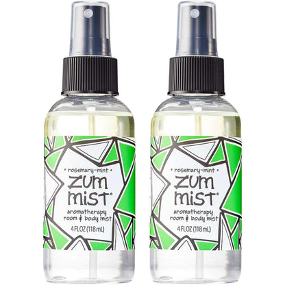 Indigo Wild Zum Mist Rosemary-Mint 2 Pack front view natural aromatherapy spray