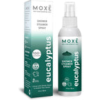 MOXÄ’ Eucalyptus Oil Shower Mist front view natural aromatherapy spray