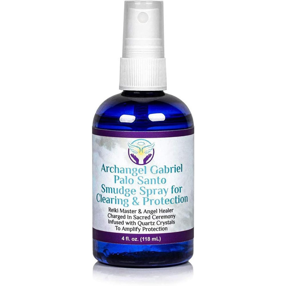 Heal The Masses Palo Santo Spray front view for spiritual clearing.