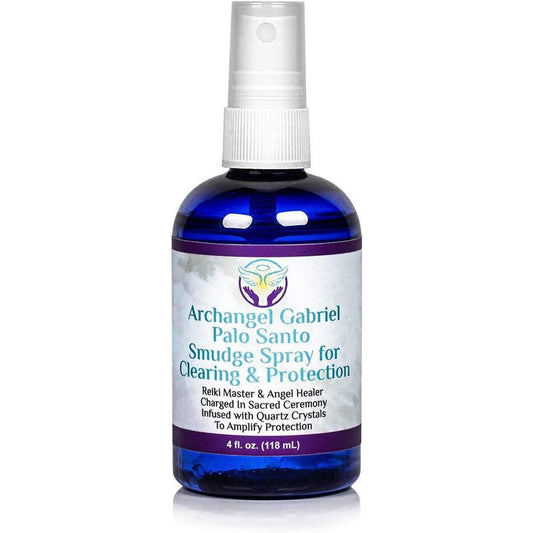 Heal The Masses Palo Santo Spray front view for spiritual clearing.