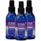 Dr Teal's Calm Blend Sleep Spray front view of the premium aromatherapy bottle.