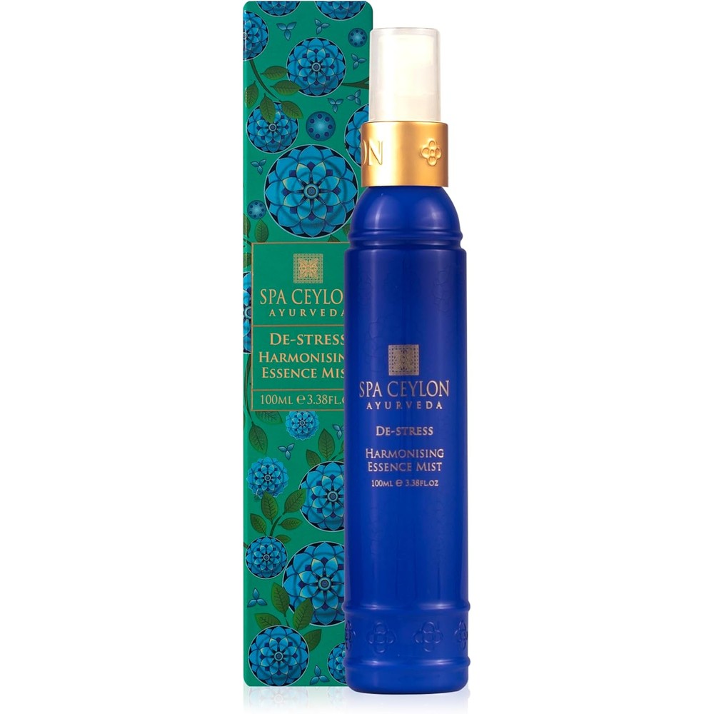 Spa Ceylon De-Stress Harmonising Essence Mist front view spray bottle