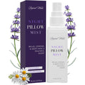 Beyond Wicks Lavender Chamomile Pillow Spray front view bottle and packaging for sleep aid.