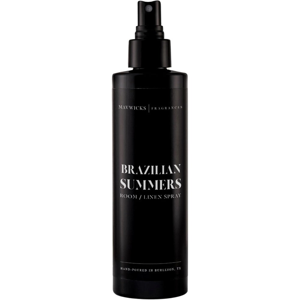 Mavwicks Brazilian Summers Linen and Room Spray 8 ounce front view