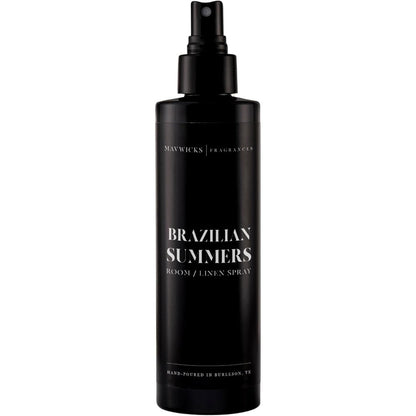 Mavwicks Brazilian Summers Linen and Room Spray 8 ounce front view