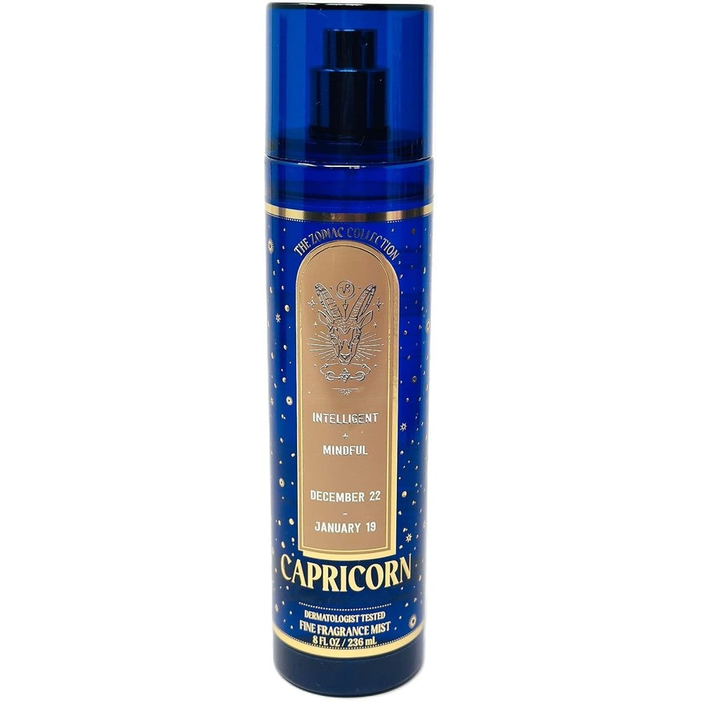 Bath and Body Works Zodiac Collection Capricorn Fine Fragrance Mist front view authentic imported body spray