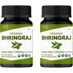 Organic Spree Bhringraj 120 Tablets front view for hair growth supplement