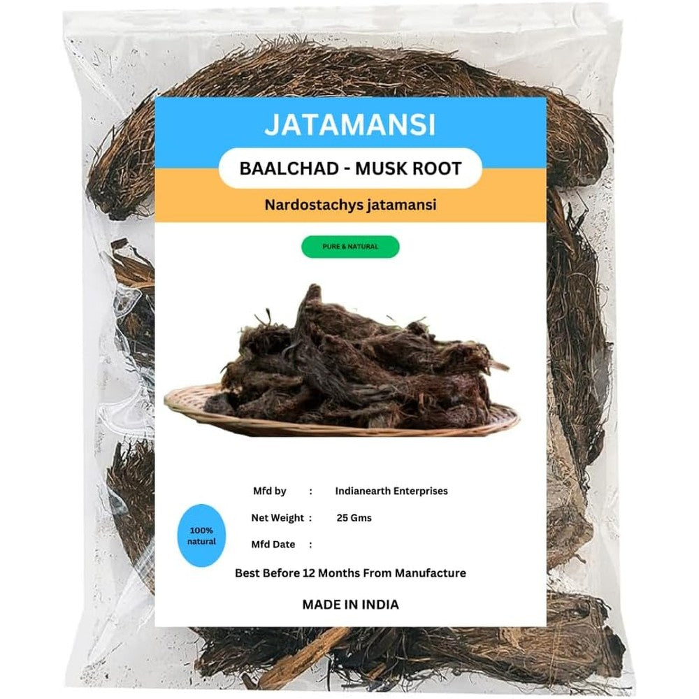 Generic Jatamansi Root front view of two pack packaging for hair growth.