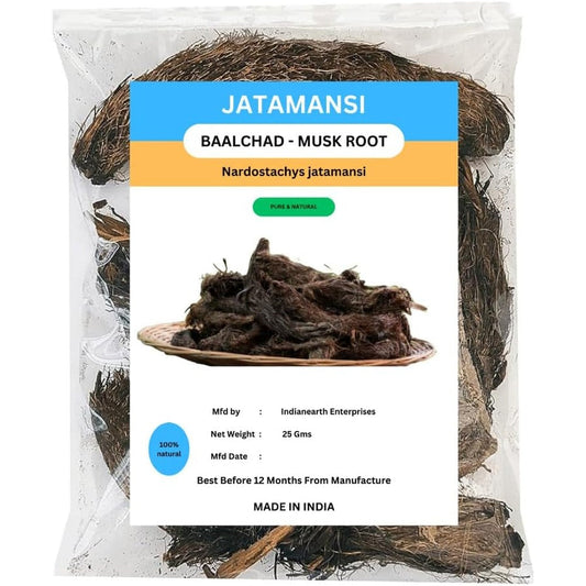 Generic Jatamansi Root front view of two pack packaging for hair growth.