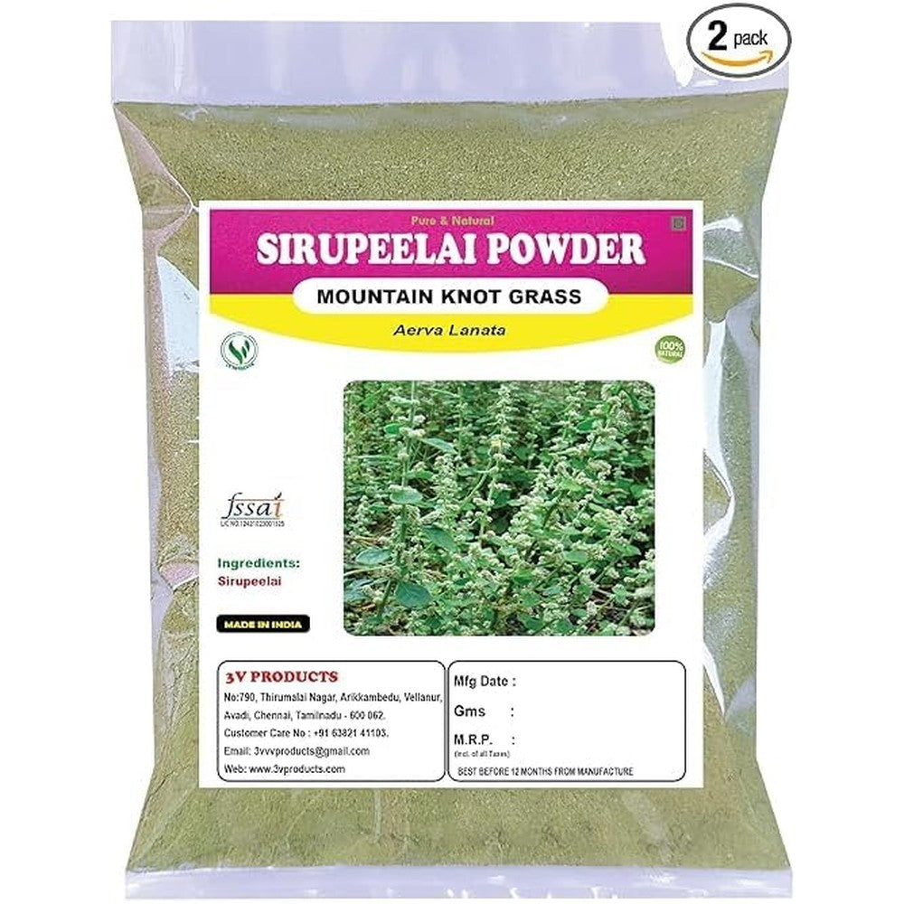 Generic Sirupeelai Mountain Knot Grass Powder 200g front view for kidney health supplement.