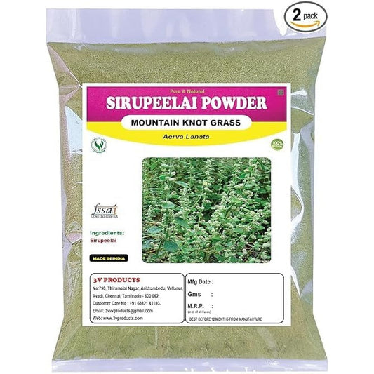 Generic Sirupeelai Mountain Knot Grass Powder 200g front view for kidney health supplement.