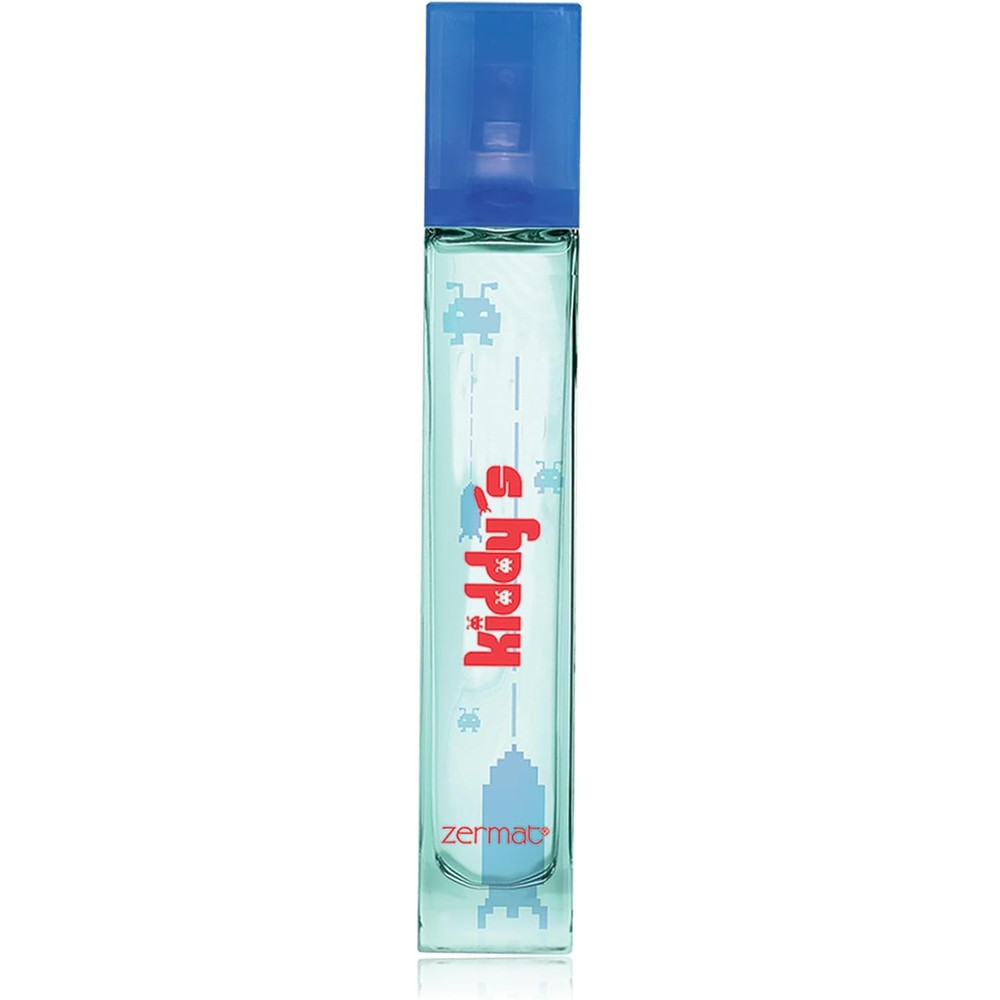 Zermat Kiddys Boys Eau de Toilette front view of light blue playful bottle