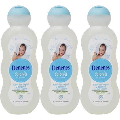 Marca Denenes Baby Cologne three pack front view authentic imported baby fragrance