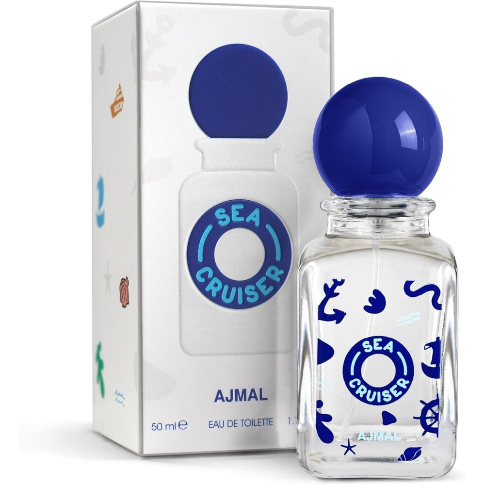 Ajmal Sea Cruiser Eau de Toilette for boys front view product packaging