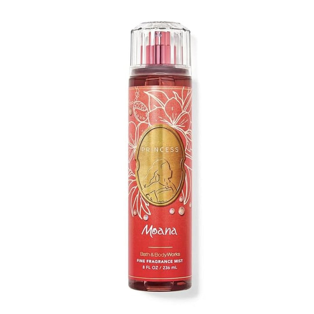 Bath And Body Works Disney Princess Collection Moana Fine Fragrance Mist front view eight fluid ounce bottle