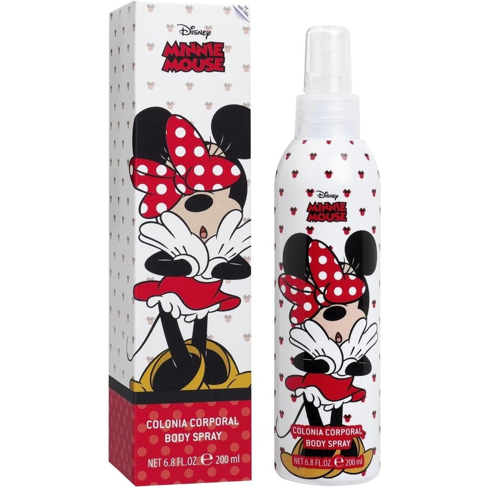 Air-Val International Disney Minnie Mouse body spray front view packaging for girls