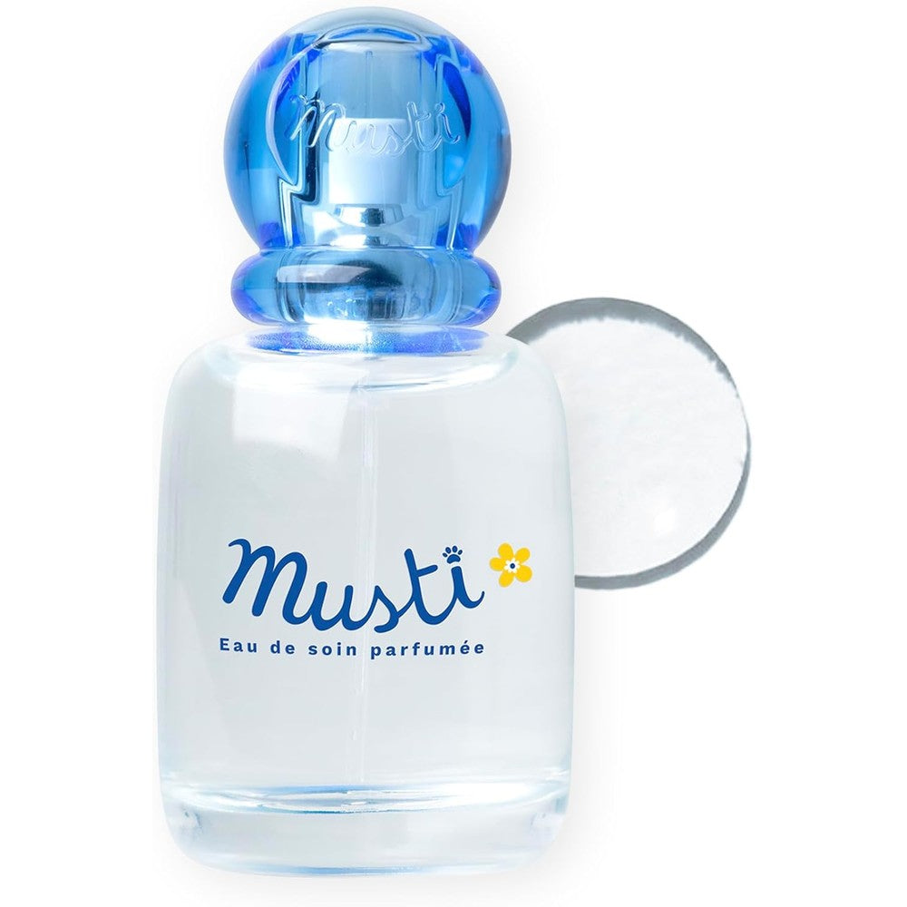 Mustela Musti Baby Plant Based Perfume front view bottle for gentle infant grooming