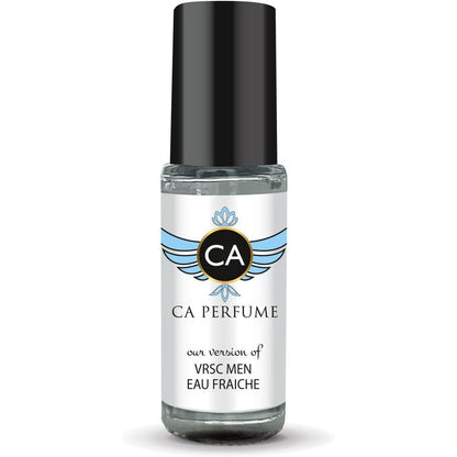 CA Perfume impression of Versace Man Eau Fraiche 4ml roll-on bottle front view