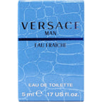 Versace Man Eau Fraiche 0.17 Ounce miniature bottle front view