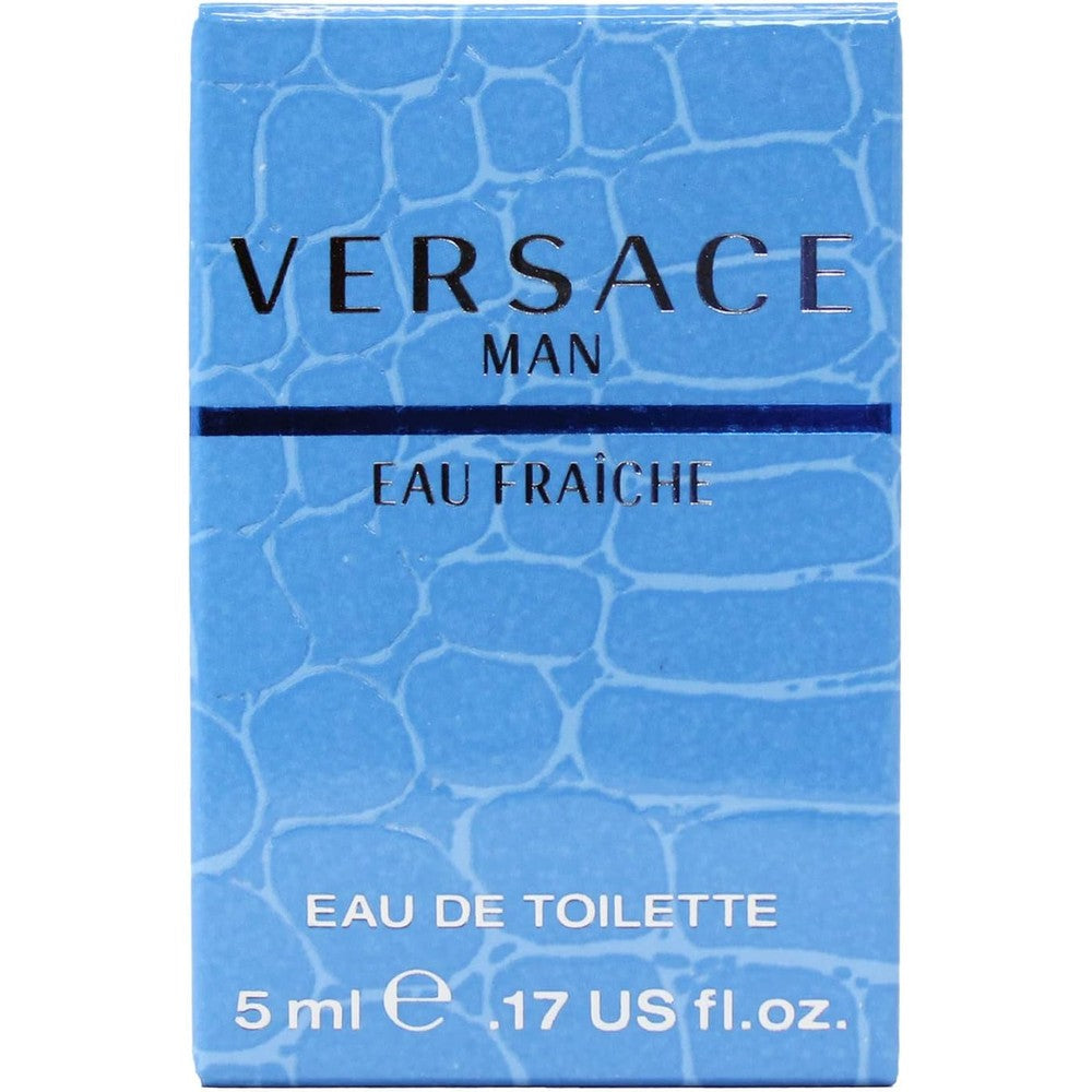 Versace Man Eau Fraiche 0.17 Ounce miniature bottle front view