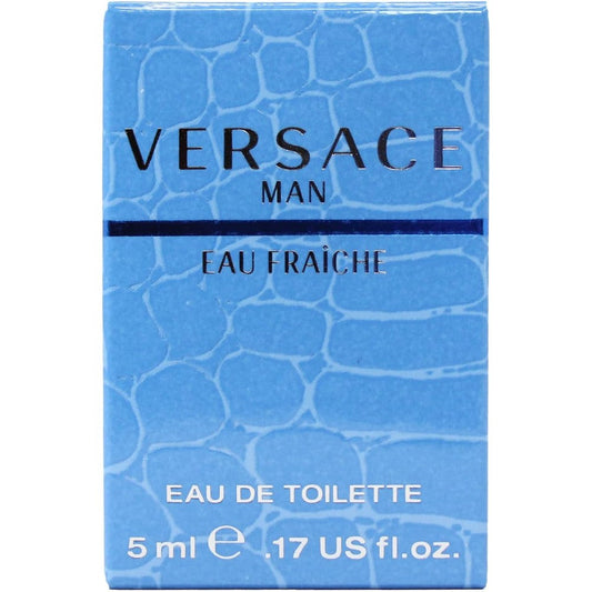 Versace Man Eau Fraiche 0.17 Ounce miniature bottle front view