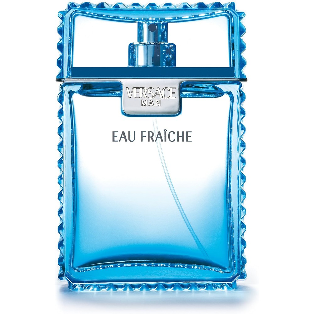 Versace Man Eau Fraiche Perfumed Deodorant Spray front view showcase