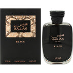 Rasasi Hawas Black Eau De Parfum for Men 100ml bottle front view