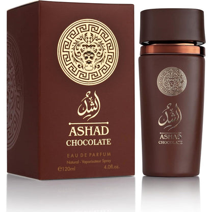 Saadah Ashad Chocolate Eau De Parfum for men front view bottle
