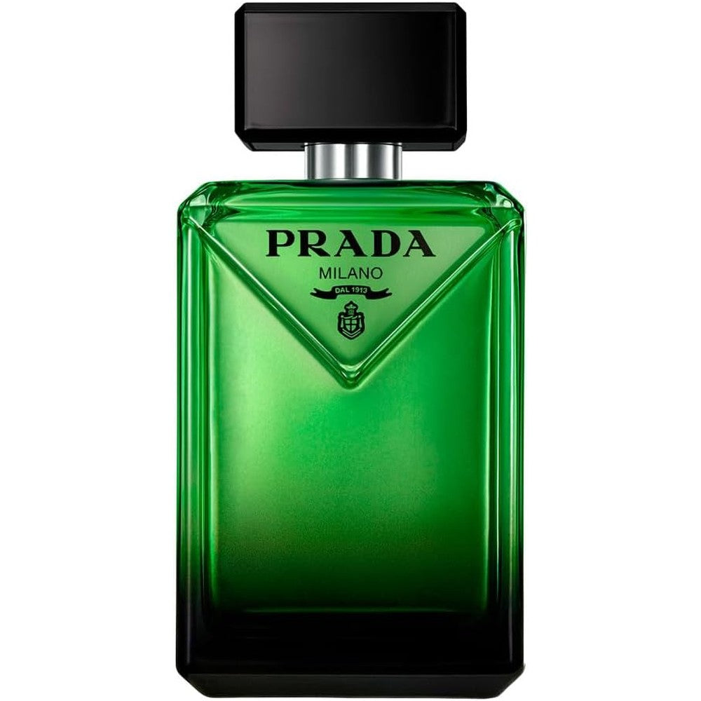 Prada Paradigme Eau De Parfum Refillable Spray for Men 3.3 Ounce front view bottle
