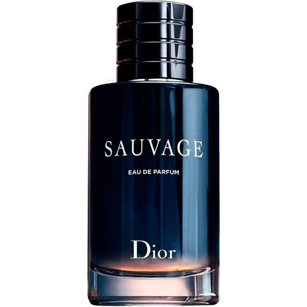 Christian Dior Sauvage Eau De Parfum Spray For Men 3.4 Ounce front view bottle