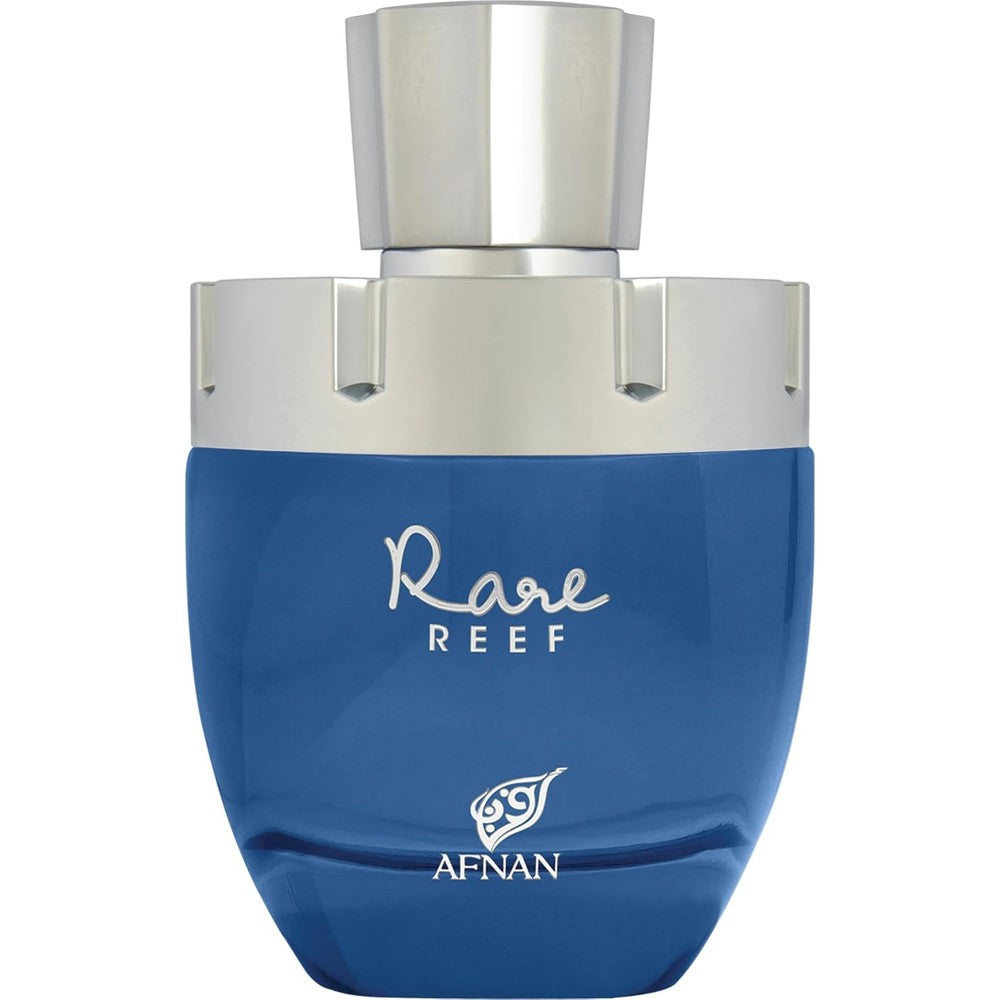 Afnan Rare Reef Unisex Extrait De Parfum authentic premium glass bottle front view