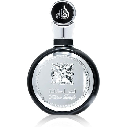 Lattafa Perfumes Fakhar for Men Eau de Parfum Spray 3.4 Ounce front view bottle
