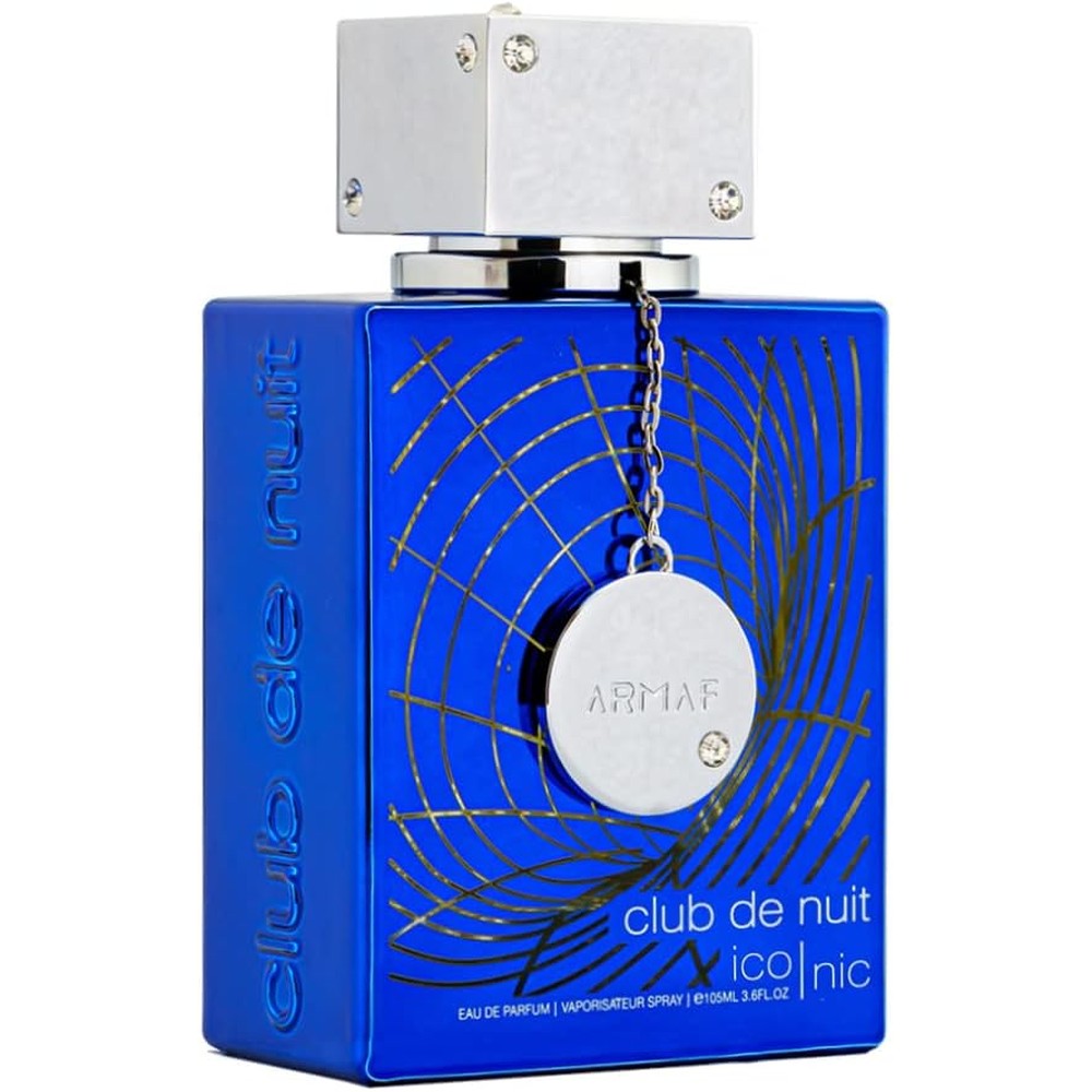 Armaf Club de Nuit Blue Iconic Eau de Parfum front view bottle for men