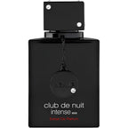 Armaf Club De Nuit Intense Man Extrait de Parfum black glass bottle front view premium mens fragrance