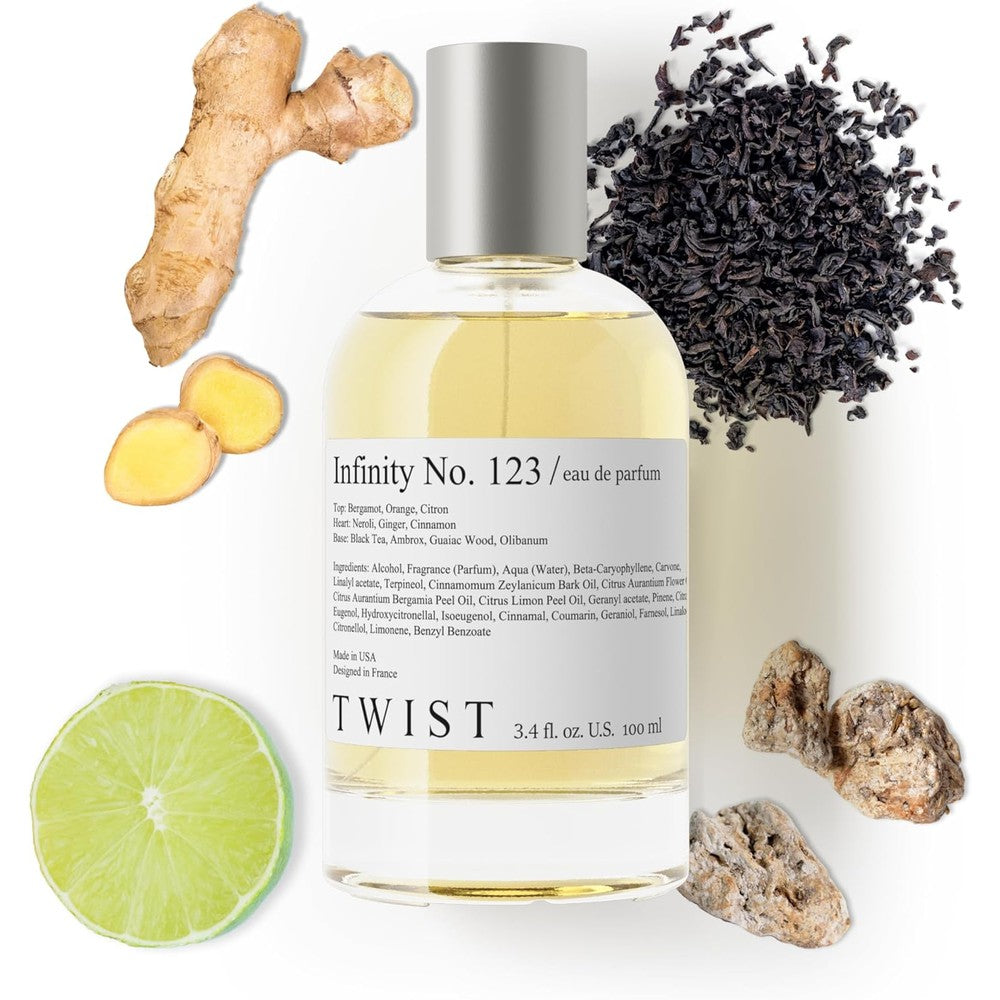 House Of Twist Infinity Number 123 Eau De Parfum front view bottle for men