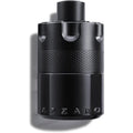 Azzaro The Most Wanted Eau de Parfum Intense bottle front view displaying the signature matte black barrel design