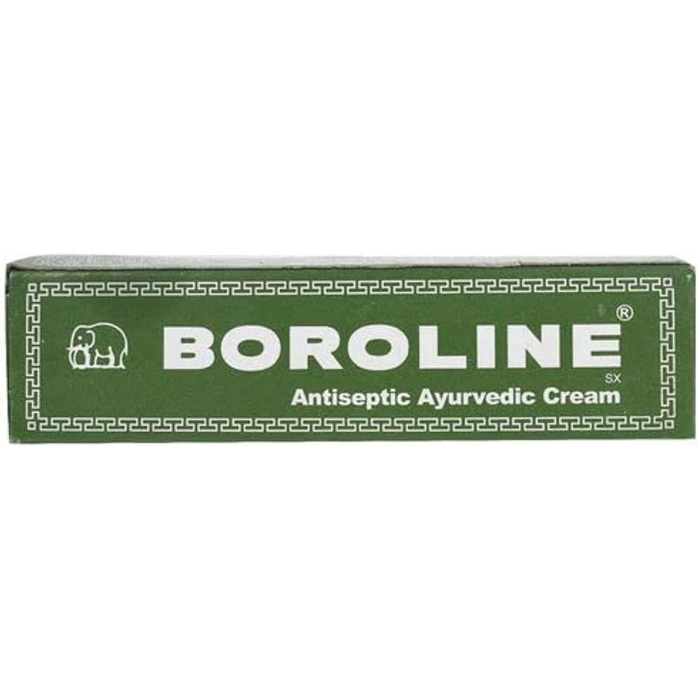 Boroline Antiseptic Ayurvedic Cream 20 gram tube front view for dry skin healing