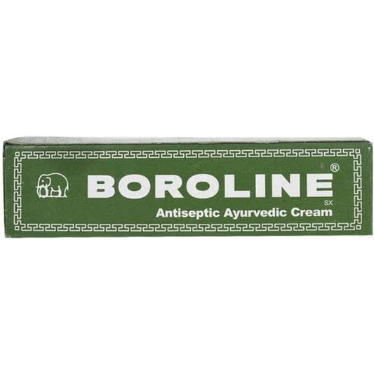 Boroline Antiseptic Ayurvedic Cream 20 gram tube front view for dry skin healing