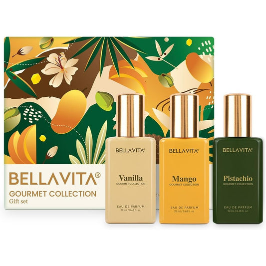 Bella Vita Gourmet Collection Perfume Gift Set front view
