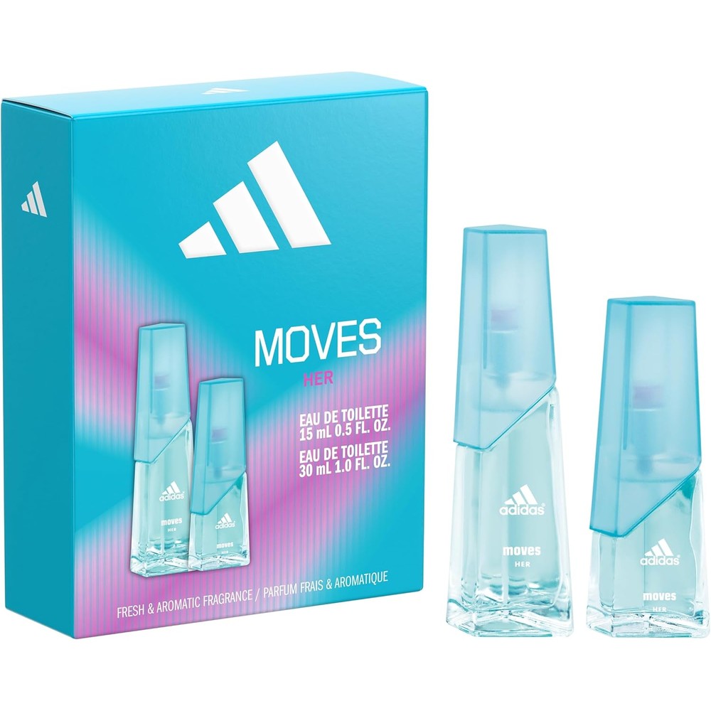 Adidas Moves For Her 2 Piece Gift Set front view