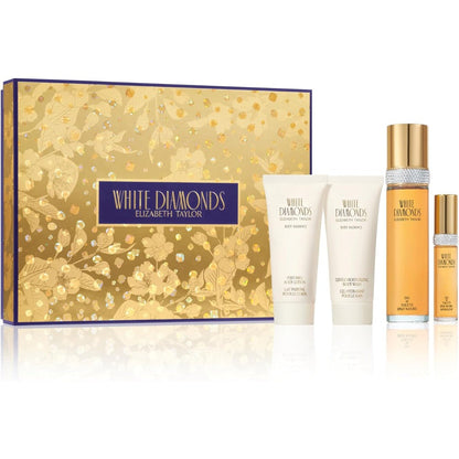 Elizabeth Taylor White Diamonds fragrance gift set front view